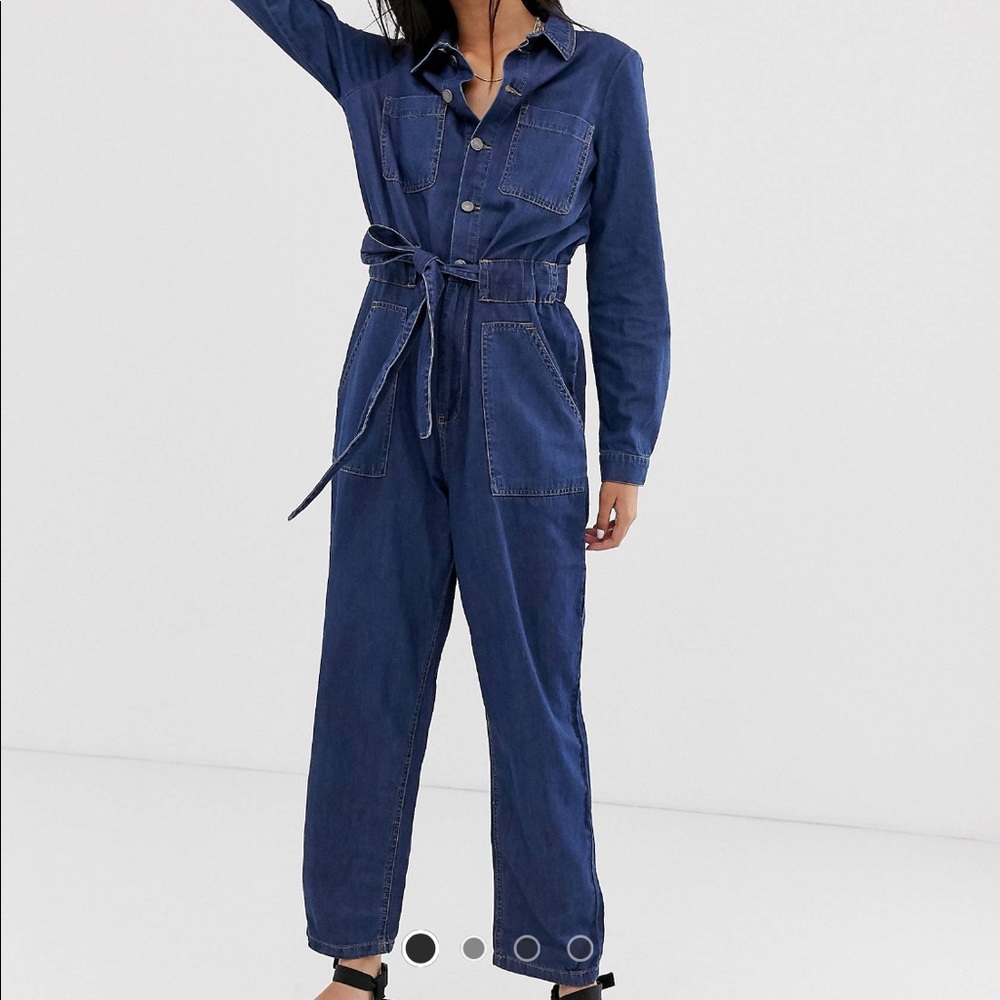 ASOS brand denim boiler jumpsuit